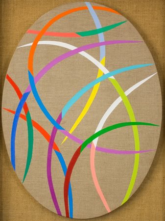 Piero Dorazio, Ex Ovo II°, 1994 Olio su tela, cm. 75x55 Firma sul retro. Sul...