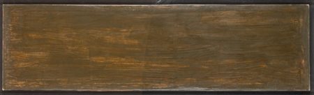 Enzo Cacciola, 20-10-1976, 1976 Cemento su tela, cm. 45x158 Firma sul retro....