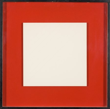 Sandro De Alexandris, Senza titolo, 1975 Tecnica mista su tavola, cm. 35x35...