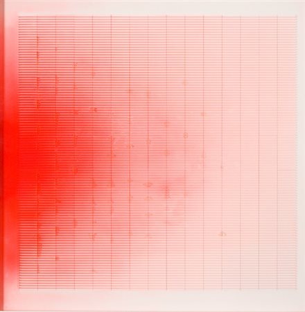 Franco Costalonga, Senza titolo, 1990' Tecnica mista su faesite, cm. 74x74...