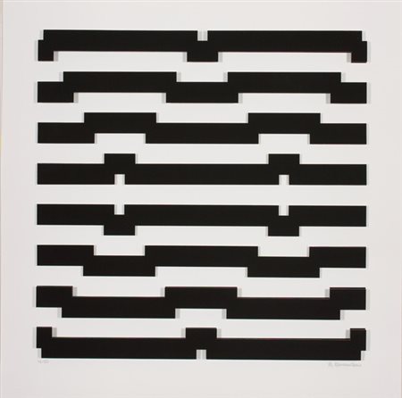 Marcello Morandini, Senza titolo, Multiplo, es. 46/50, cm. 63x61 Firma in...