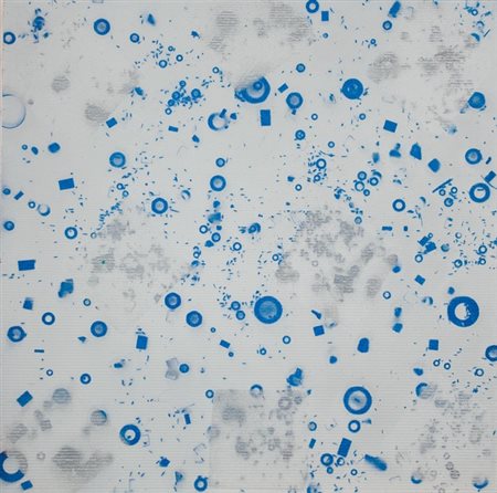 Paolo Masi, Senza titolo, 2001 Acrilico su policarbonato, cm. 50x50 Firma sul...