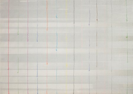 Paolo Masi, Senza titolo, 2007 Acrilico su cartone ondulato, cm. 50x70 Firma...