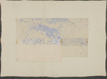 Rodolfo Aricò, Senza titolo, 1976 Acrilico su tela, cm. 38x54 Timbro...