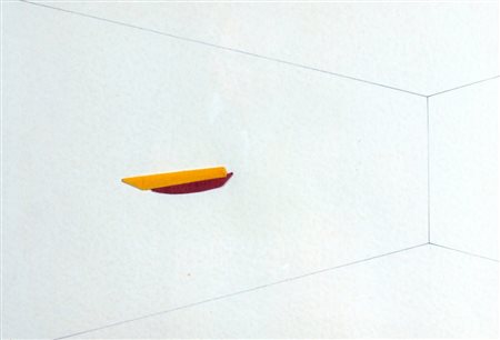 PINELLI PINO (CATANIA 1938) "Studio" 1982 Tecnica mista su carta cm. H: 35.00...