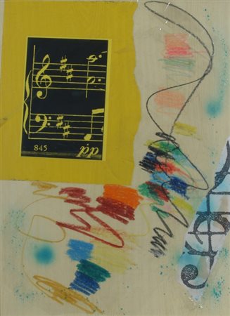 CHIARI GIUSEPPE (Firenze 1926 - Firenze 2007) "Spartito musicale" Tecnica...