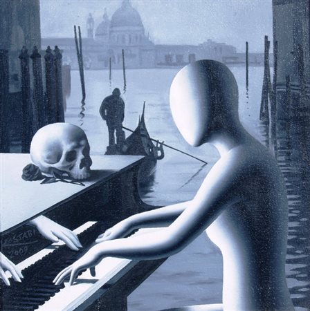 KOSTABI MARK (Los Angeles 1960) "Sonos from the other side" 2009 Olio su tela...