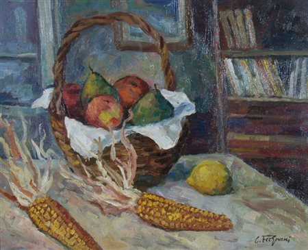 FERGNANI CORRADO (Viguzzolo d'Alessandria 1910 - Milano 1986) "Natura morta"...