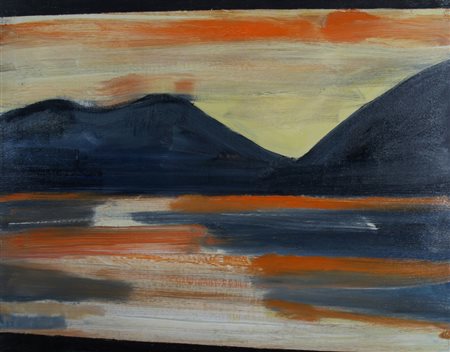 FRANGI GIOVANNI (Milano 1959) "Saluti da Bali" Olio su tela cm. H: 73.00 L:...