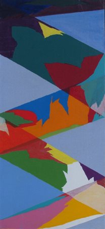 DORAZIO PIERO (Roma 1927 - Todi 2005) "Upper II" 1970 Olio su tela cm. H:...