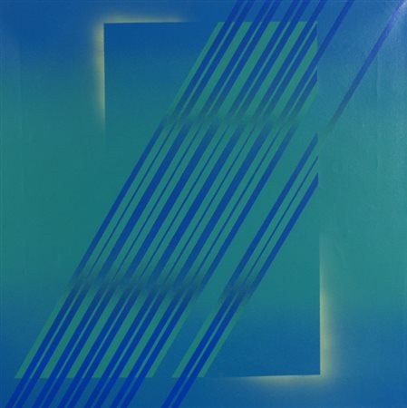 BIASI ALBERTO (Padova 1937) "Intreccio di piani ambigui" 1976 Olio su tela...