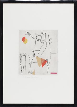 MARINI MARINO (1901 - 1980) Giocolieri. Acquaforte, acquatinta. Cm 50,00 x...