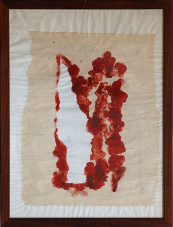 LEONARDI LEONCILLO (1915 - 1968) Senza titolo. Tecnica mista su carta. Cm...