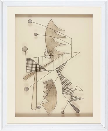 BIANCO REMO (1922 - 1990) Senza titolo. 1960. China su plastica. Cm 80,00 x...