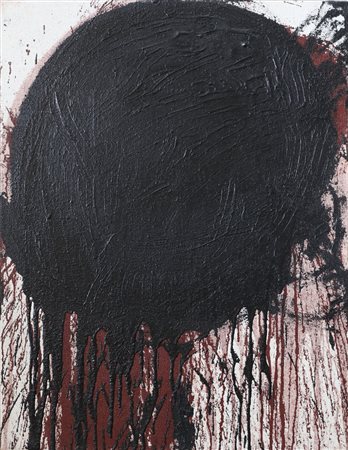 NITSCH HERMANN (n. 1938) Senza titolo. 2002. Tecnica mista su tela. Cm 80,00...