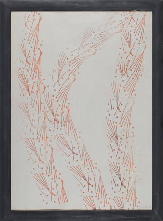 MAMBOR RENATO (n. 1936) Senza titolo. 1968. Acrilico su carta. Cm 70,00 x...