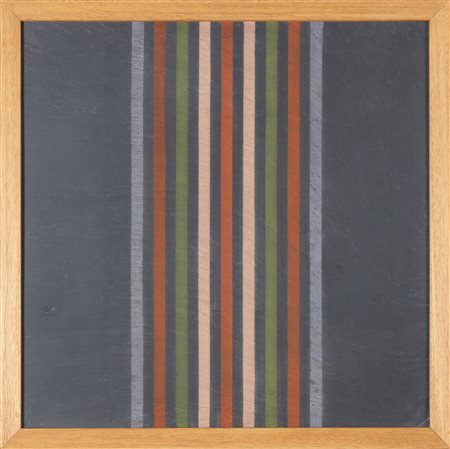 MARCHEGIANI ELIO (n. 1929) Grammatura di colore. 1974. Acrilico su lavagna....