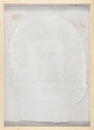 PALADINO MIMMO (n. 1948) Senza titolo. 2000. Tecnica mista su tavola. Cm...