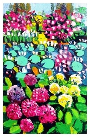 ATHOS FACCINCANI Peschiera del Garda 1951 Senza titolo Serigrafia a colori...