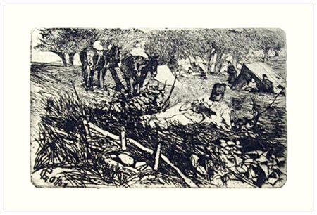 GIOVANNI FATTORI Livorno 1825 – Firenze 1908 La lettera al campo 1885 / 1890...