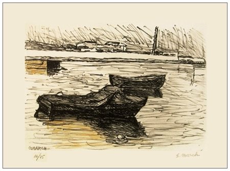 GIOVANNI MARCH Tunisi (Tunisia) 1894 – Livorno 1974 Senza titolo Pastello...