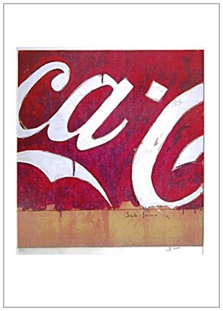 MARIO SCHIFANO Homs (Libia) 1934 – Roma 1998 Coca Cola Litografia a colori...