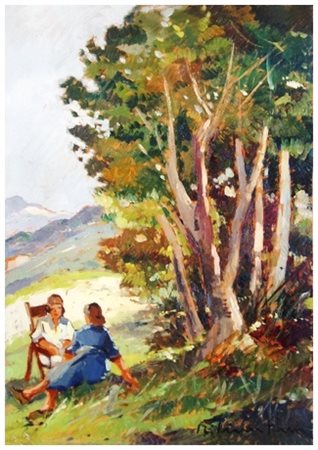 RENZO MARTINI Livorno 1937 – Livorno 2005 Senza titolo Olio su faesite 50 x...