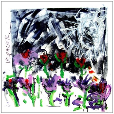 MASSIMO FALSETTI Roma 1955 Senza titolo 2015 Olio e t.m. su tela 100 x 100....