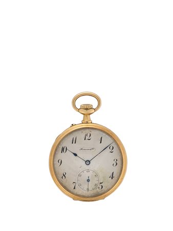 HAUSMANN&CO Orologio da tasca da uomo in oro 18K Anni '20Quadrante, movimento...