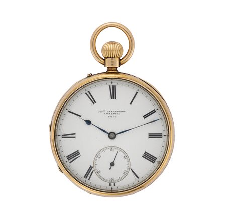 JOS.H PENLINGTON LIVERPOOL 13751Orologio da tasca da uomo in oro 18KEpoca...