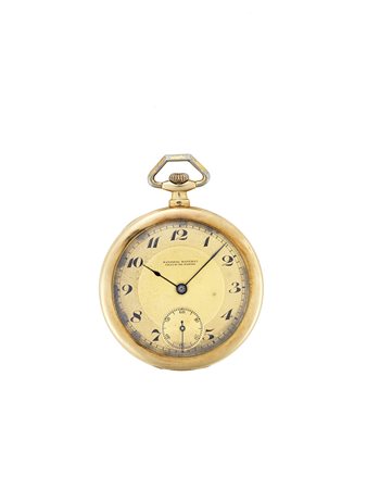NATIONAL WATCHOrologio da tasca da uomo in oro 18KAnni '40Quadrante...