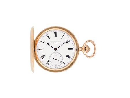 ULYSSE NARDIN Orologio da tasca da uomo in oro 18K savonetteEpoca secolo...