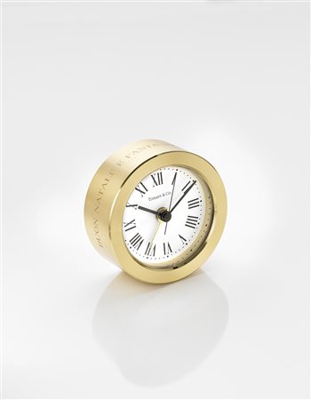 TIFFANY&COOrologio da scrivania in metalloEpoca recenteQuadrante...