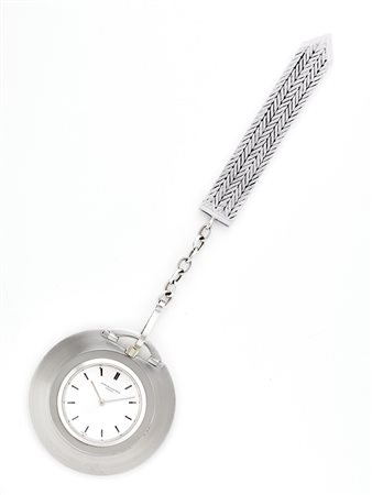 VACHERON CONSTANTINOrologio da tasca in oro 18K con chatelaineAnni...