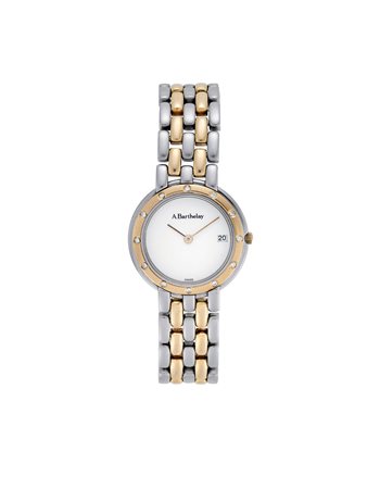 A. BARTHELAYOrologio da polso da donna in acciaio e oroAnni '90Quadrante...