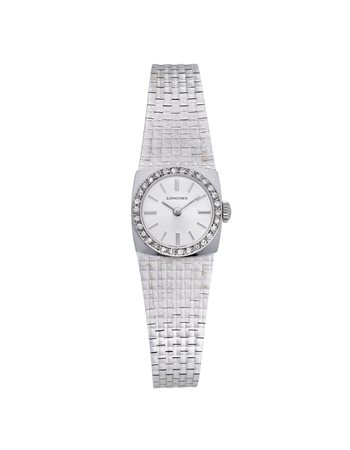 LONGINESOrologio da polso da donna in oro 18K con braccialeAnni '70Quadrante,...