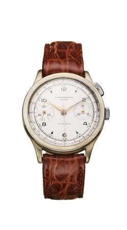 CHRONOGRAPHE SUISSEOrologio da polso da uomo in metallo Anni '40/'50Quadrante...