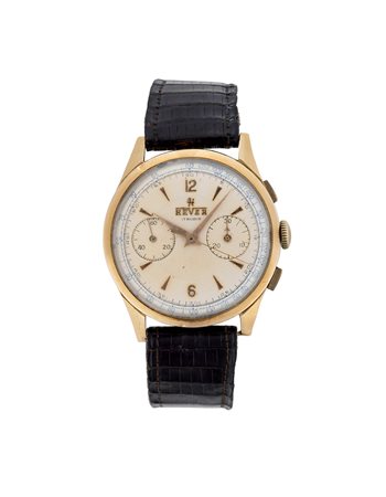 KEVER, Cronografo capsuletteOrologio da polso da uomo in oro 18KAnni...