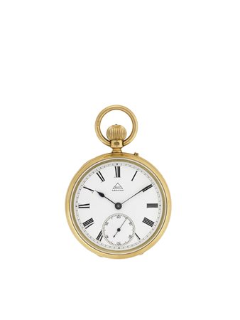 DENTOrologio da tasca da uomo in oro 18KEpoca 1880/1900Quadrante e movimento...