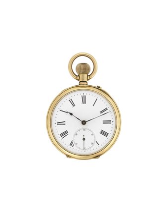 AROrologio da tasca da uomo in oro 18KEpoca 1890/1900 circaCassa e movimento...