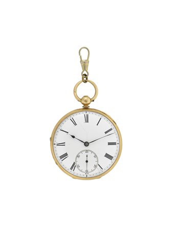 RUSSELL ELLIOTTOrologio da tasca da uomo in oro 18KEpoca 1860 circaMovimento...