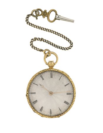 EQUIMBREOrologio da tasca da uomo in oro 18KEpoca 1830/1840Cassa...