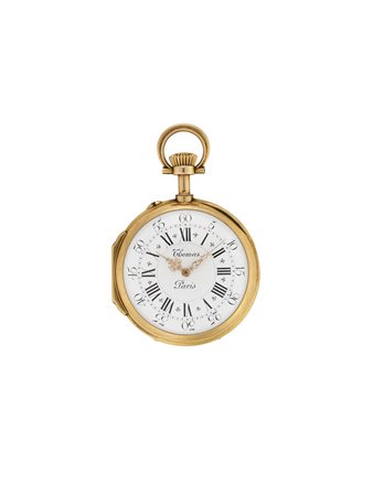 THOMASOrologio da tasca da uomo in oro 18KEpoca 1890/1900Quadrante e cassa...