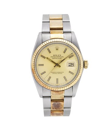 ROLEX DATE JUSTOrologio da polso da uomo in acciaio e oroAnno 1983Quadrante,...