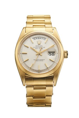ROLEX DAY-DATEOrologio da polso da uomo in oro 18KAnni '70Quadrante,...