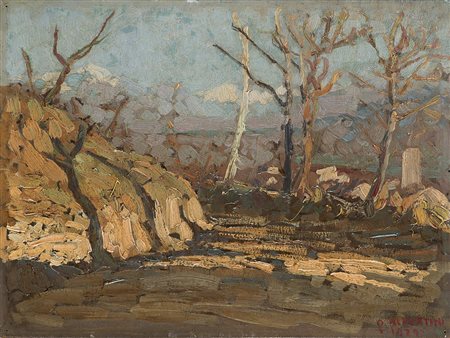 Oreste Albertini (Torre Del Mangano (PV) 1887 - Besana Brianza 1953)"Sole...