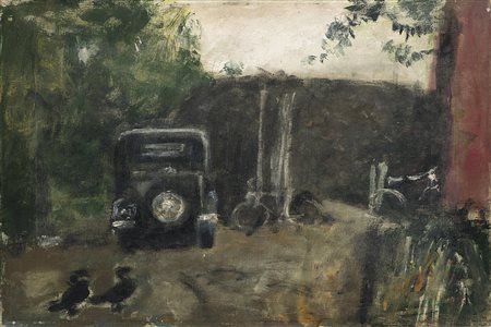 Guido Tallone (Bergamo 1894 - Alpignano 1967)"La mia macchina (Augusta)....