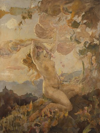 Giuseppe Amisani (Mede Lomellina 1881 - Portofino 1941)"Allegoria della...