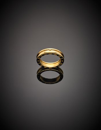 *BULGARIFede logata sottile in oro giallo media, g 6,91 misura...