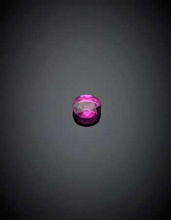 Rubino forma a cuscino, taglio composito di ct. 1,36,.Cushion shape composite...